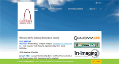 Desktop Screenshot of gatewaybiomedicalsociety.camp9.org