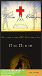 Mobile Screenshot of goldendawncollegium.camp9.org