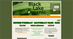 Desktop Screenshot of blacklakeorganic.camp9.org