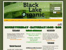 Tablet Screenshot of blacklakeorganic.camp9.org